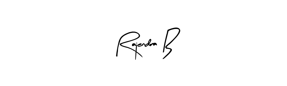 How to make Rajendra B signature? Arty Signature is a professional autograph style. Create handwritten signature for Rajendra B name. Rajendra B signature style 8 images and pictures png