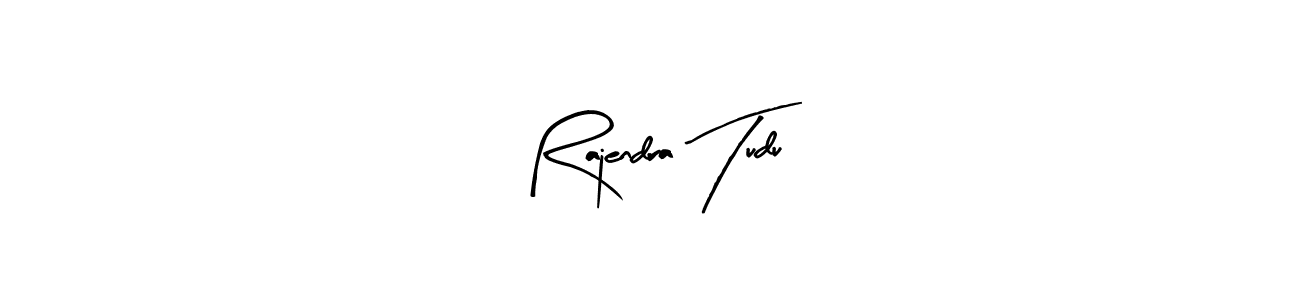 You can use this online signature creator to create a handwritten signature for the name Rajendra Tudu. This is the best online autograph maker. Rajendra Tudu signature style 8 images and pictures png