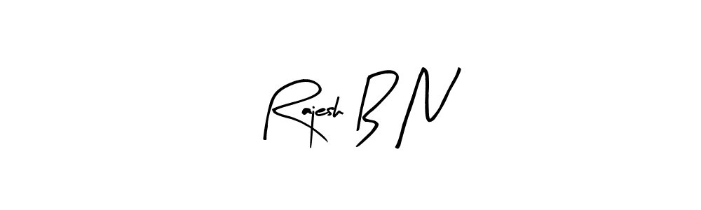 if you are searching for the best signature style for your name Rajesh B N. so please give up your signature search. here we have designed multiple signature styles  using Arty Signature. Rajesh B N signature style 8 images and pictures png