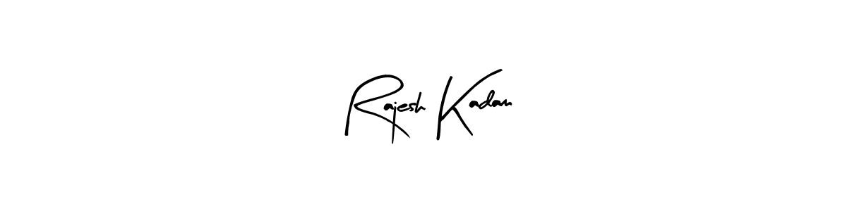 How to make Rajesh Kadam signature? Arty Signature is a professional autograph style. Create handwritten signature for Rajesh Kadam name. Rajesh Kadam signature style 8 images and pictures png