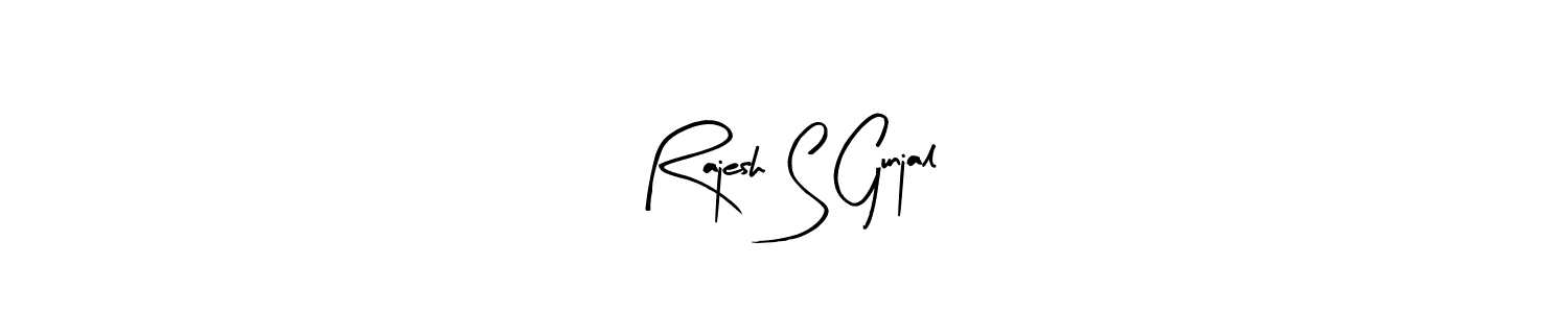 Also we have Rajesh S Gunjal name is the best signature style. Create professional handwritten signature collection using Arty Signature autograph style. Rajesh S Gunjal signature style 8 images and pictures png