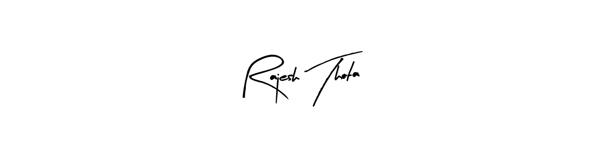 Use a signature maker to create a handwritten signature online. With this signature software, you can design (Arty Signature) your own signature for name Rajesh Thota. Rajesh Thota signature style 8 images and pictures png