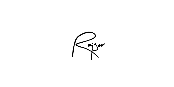 Use a signature maker to create a handwritten signature online. With this signature software, you can design (Arty Signature) your own signature for name Rajgor. Rajgor signature style 8 images and pictures png