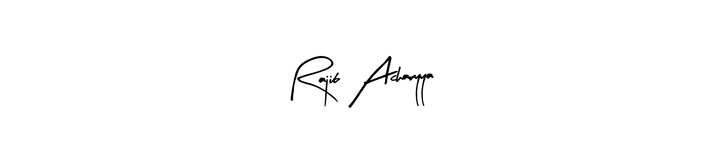 How to make Rajib Acharyya signature? Arty Signature is a professional autograph style. Create handwritten signature for Rajib Acharyya name. Rajib Acharyya signature style 8 images and pictures png