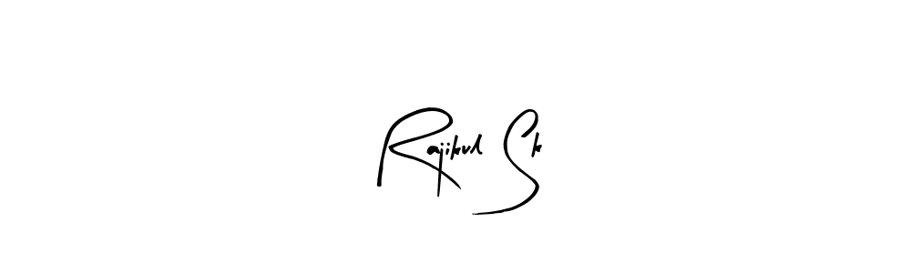 This is the best signature style for the Rajikul Sk name. Also you like these signature font (Arty Signature). Mix name signature. Rajikul Sk signature style 8 images and pictures png