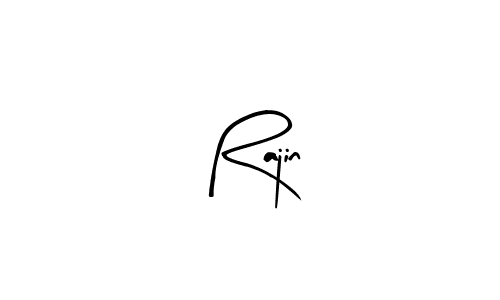 Make a beautiful signature design for name Rajin. Use this online signature maker to create a handwritten signature for free. Rajin signature style 8 images and pictures png