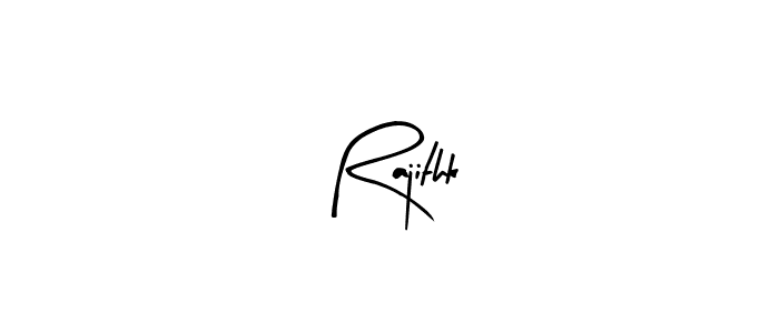 if you are searching for the best signature style for your name Rajithk. so please give up your signature search. here we have designed multiple signature styles  using Arty Signature. Rajithk signature style 8 images and pictures png