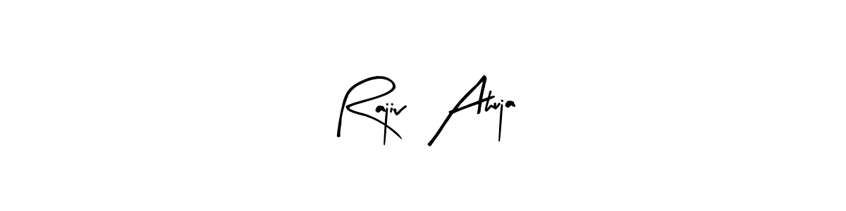 Also You can easily find your signature by using the search form. We will create Rajiv  Ahuja name handwritten signature images for you free of cost using Arty Signature sign style. Rajiv  Ahuja signature style 8 images and pictures png