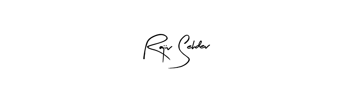 This is the best signature style for the Rajiv Sehdev name. Also you like these signature font (Arty Signature). Mix name signature. Rajiv Sehdev signature style 8 images and pictures png