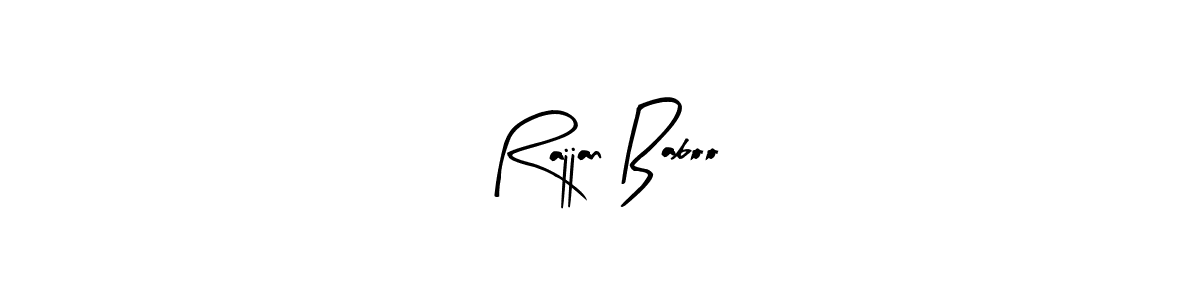 It looks lik you need a new signature style for name Rajjan Baboo. Design unique handwritten (Arty Signature) signature with our free signature maker in just a few clicks. Rajjan Baboo signature style 8 images and pictures png