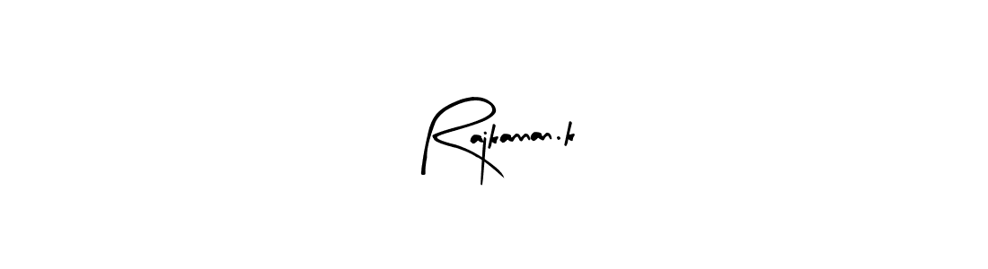 Also we have Rajkannan.k name is the best signature style. Create professional handwritten signature collection using Arty Signature autograph style. Rajkannan.k signature style 8 images and pictures png