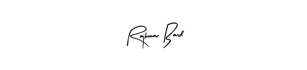 Create a beautiful signature design for name Rajkumar Band. With this signature (Arty Signature) fonts, you can make a handwritten signature for free. Rajkumar Band signature style 8 images and pictures png
