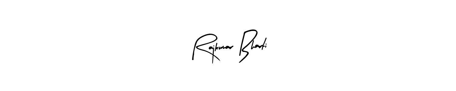 Make a beautiful signature design for name Rajkumar Bharti. Use this online signature maker to create a handwritten signature for free. Rajkumar Bharti signature style 8 images and pictures png