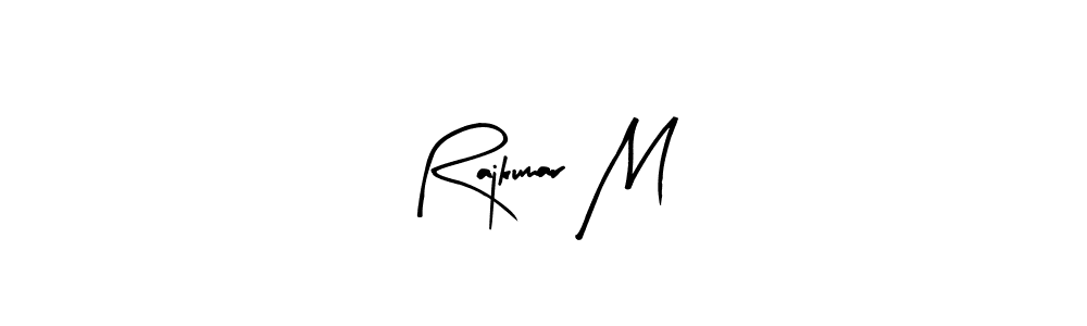 Make a beautiful signature design for name Rajkumar M. With this signature (Arty Signature) style, you can create a handwritten signature for free. Rajkumar M signature style 8 images and pictures png
