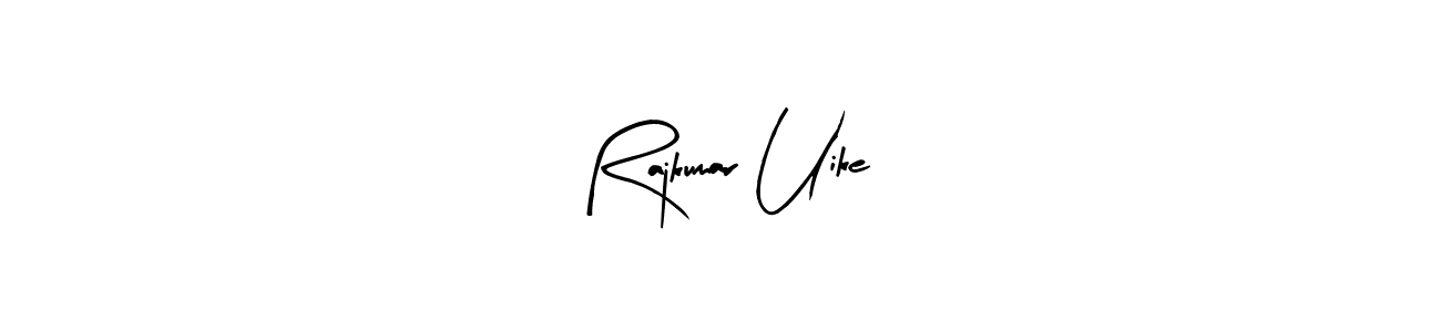 Design your own signature with our free online signature maker. With this signature software, you can create a handwritten (Arty Signature) signature for name Rajkumar Uike. Rajkumar Uike signature style 8 images and pictures png