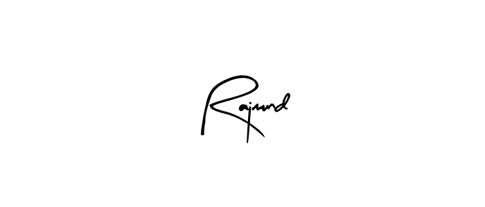 Arty Signature is a professional signature style that is perfect for those who want to add a touch of class to their signature. It is also a great choice for those who want to make their signature more unique. Get Rajmund name to fancy signature for free. Rajmund signature style 8 images and pictures png