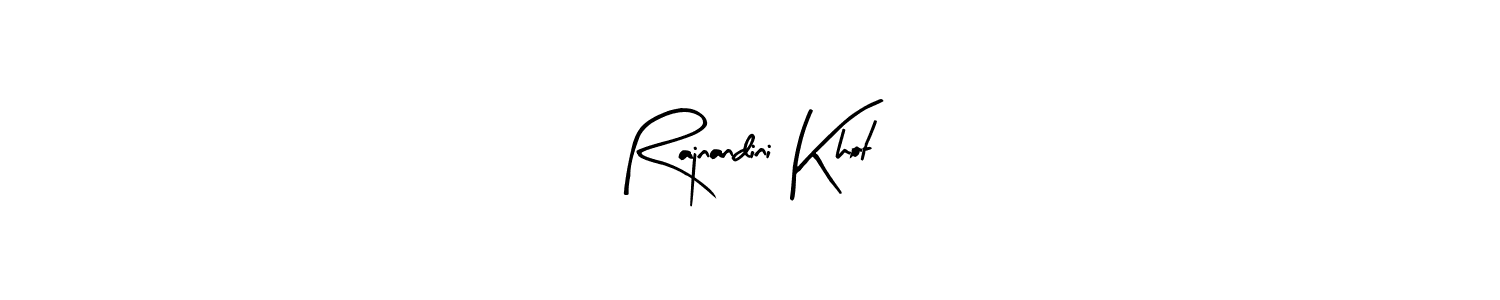 Use a signature maker to create a handwritten signature online. With this signature software, you can design (Arty Signature) your own signature for name Rajnandini Khot. Rajnandini Khot signature style 8 images and pictures png