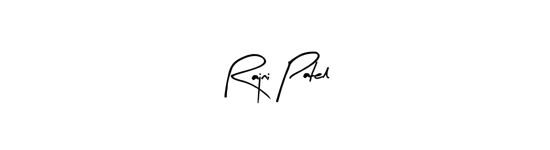 Rajni Patel stylish signature style. Best Handwritten Sign (Arty Signature) for my name. Handwritten Signature Collection Ideas for my name Rajni Patel. Rajni Patel signature style 8 images and pictures png