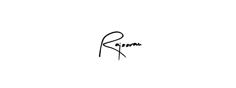 Design your own signature with our free online signature maker. With this signature software, you can create a handwritten (Arty Signature) signature for name Rajooram. Rajooram signature style 8 images and pictures png