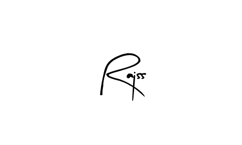 Create a beautiful signature design for name Rajss. With this signature (Arty Signature) fonts, you can make a handwritten signature for free. Rajss signature style 8 images and pictures png
