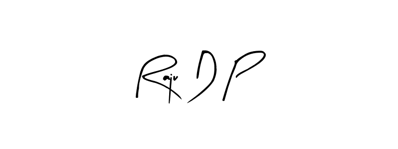 How to make Raju D P name signature. Use Arty Signature style for creating short signs online. This is the latest handwritten sign. Raju D P signature style 8 images and pictures png