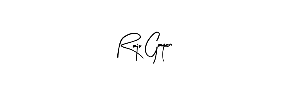 You should practise on your own different ways (Arty Signature) to write your name (Raju Gayen) in signature. don't let someone else do it for you. Raju Gayen signature style 8 images and pictures png