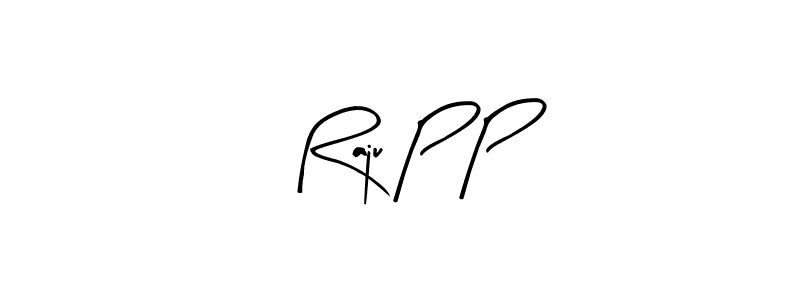 Make a beautiful signature design for name Raju P P. With this signature (Arty Signature) style, you can create a handwritten signature for free. Raju P P signature style 8 images and pictures png