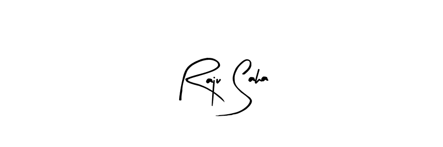 You should practise on your own different ways (Arty Signature) to write your name (Raju Saha) in signature. don't let someone else do it for you. Raju Saha signature style 8 images and pictures png