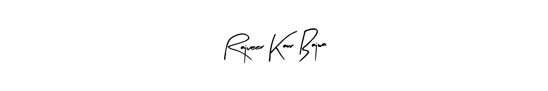 The best way (Arty Signature) to make a short signature is to pick only two or three words in your name. The name Rajveer Kaur Bajwa include a total of six letters. For converting this name. Rajveer Kaur Bajwa signature style 8 images and pictures png