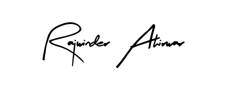Achieve flawless digital penmanship with Rajwinder Ahirwar name in Arty Signature font. The perfect tool for creating online signatures. Rajwinder Ahirwar signature style 8 images and pictures png
