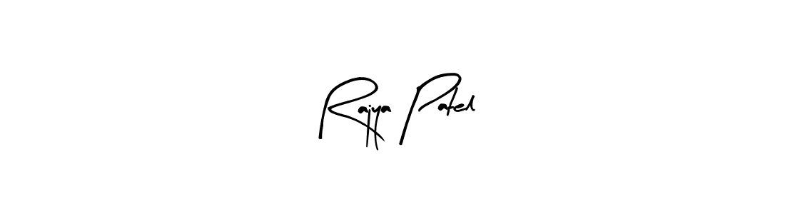 Use a signature maker to create a handwritten signature online. With this signature software, you can design (Arty Signature) your own signature for name Rajya Patel. Rajya Patel signature style 8 images and pictures png