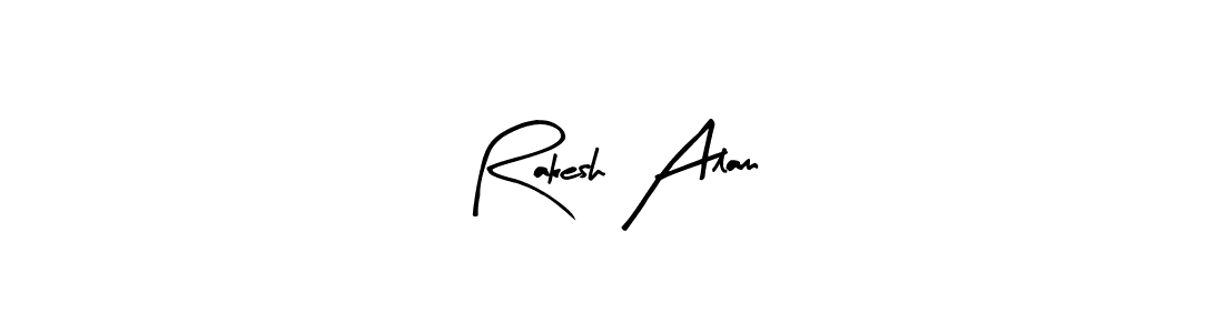 Design your own signature with our free online signature maker. With this signature software, you can create a handwritten (Arty Signature) signature for name Rakesh Alam. Rakesh Alam signature style 8 images and pictures png