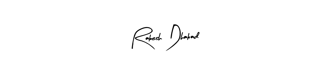Rakesh Dhakad stylish signature style. Best Handwritten Sign (Arty Signature) for my name. Handwritten Signature Collection Ideas for my name Rakesh Dhakad. Rakesh Dhakad signature style 8 images and pictures png
