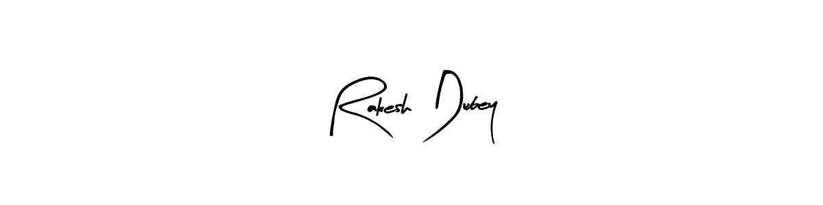 Similarly Arty Signature is the best handwritten signature design. Signature creator online .You can use it as an online autograph creator for name Rakesh Dubey. Rakesh Dubey signature style 8 images and pictures png
