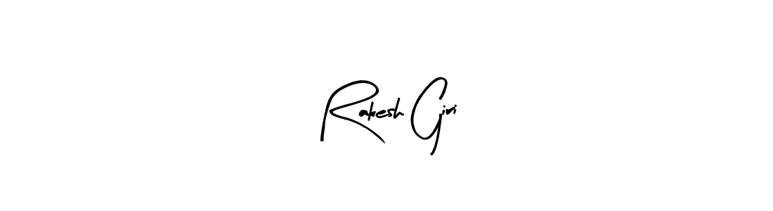 Design your own signature with our free online signature maker. With this signature software, you can create a handwritten (Arty Signature) signature for name Rakesh Giri. Rakesh Giri signature style 8 images and pictures png