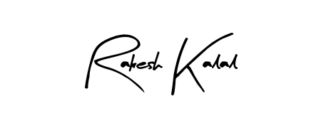 Create your official email sign-off with Rakesh Kalal name in Arty Signature style. Crisp, clean, and perfectly legible across all screens. Rakesh Kalal signature style 8 images and pictures png