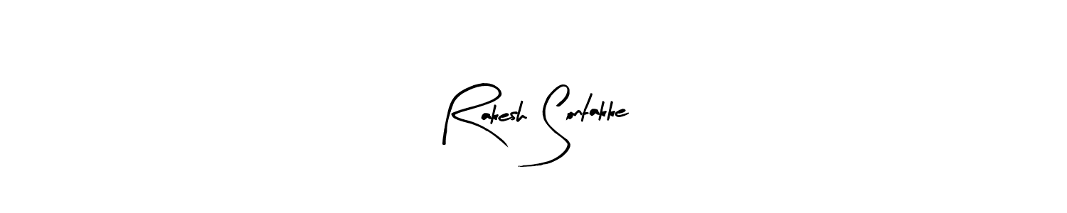 Use a signature maker to create a handwritten signature online. With this signature software, you can design (Arty Signature) your own signature for name Rakesh Sontakke. Rakesh Sontakke signature style 8 images and pictures png