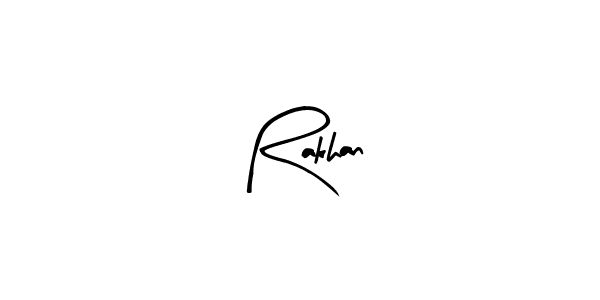 Use a signature maker to create a handwritten signature online. With this signature software, you can design (Arty Signature) your own signature for name Rakhan. Rakhan signature style 8 images and pictures png