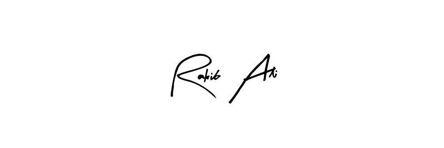 Create a beautiful signature design for name Rakib Ali. With this signature (Arty Signature) fonts, you can make a handwritten signature for free. Rakib Ali signature style 8 images and pictures png