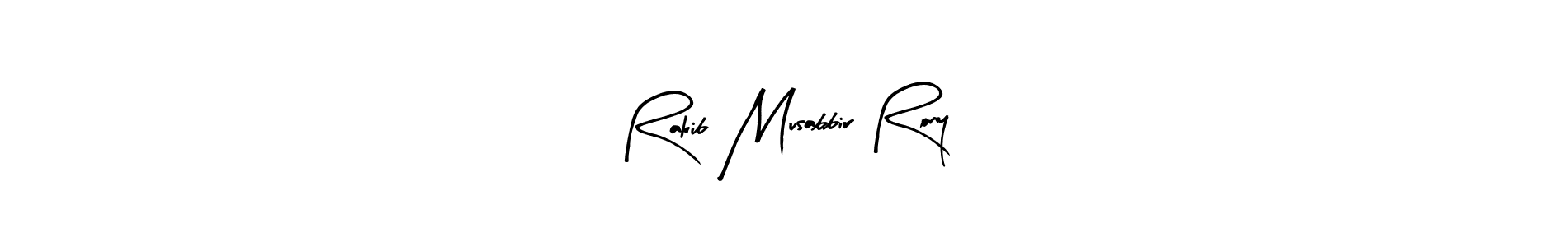 Make a beautiful signature design for name Rakib Musabbir Rony. With this signature (Arty Signature) style, you can create a handwritten signature for free. Rakib Musabbir Rony signature style 8 images and pictures png