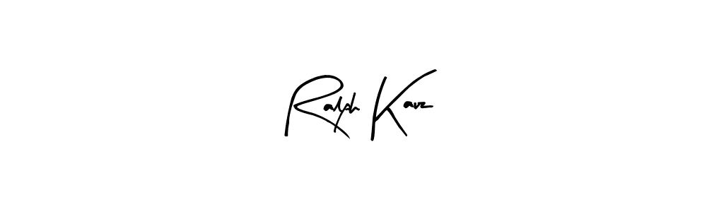 Arty Signature is a professional signature style that is perfect for those who want to add a touch of class to their signature. It is also a great choice for those who want to make their signature more unique. Get Ralph Kauz name to fancy signature for free. Ralph Kauz signature style 8 images and pictures png