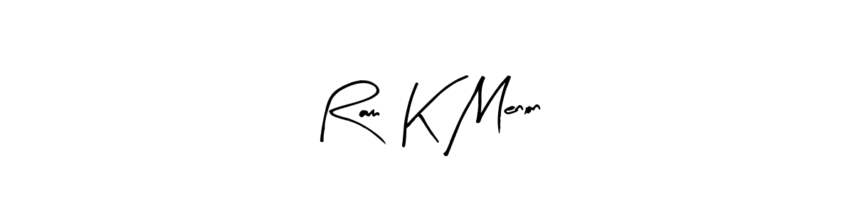 Best and Professional Signature Style for Ram  K Menon. Arty Signature Best Signature Style Collection. Ram  K Menon signature style 8 images and pictures png