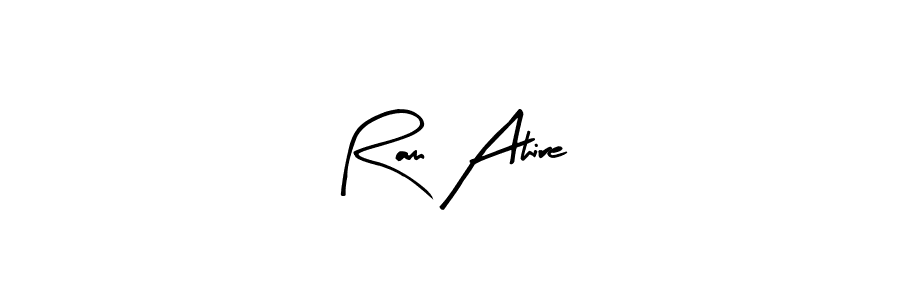 You should practise on your own different ways (Arty Signature) to write your name (Ram Ahire) in signature. don't let someone else do it for you. Ram Ahire signature style 8 images and pictures png