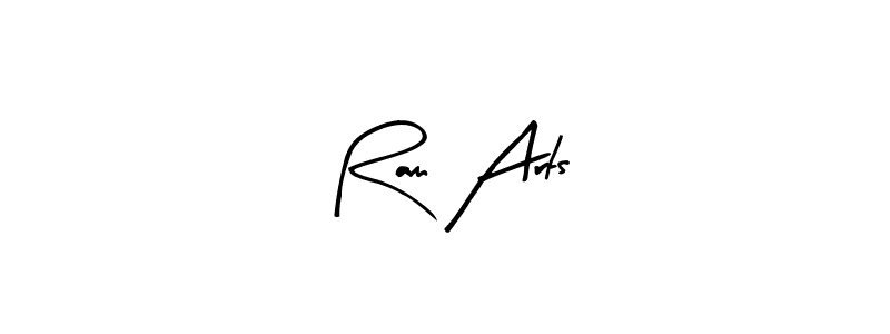 Create a beautiful signature design for name Ram Arts. With this signature (Arty Signature) fonts, you can make a handwritten signature for free. Ram Arts signature style 8 images and pictures png