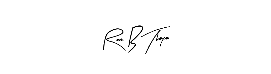 You should practise on your own different ways (Arty Signature) to write your name (Ram B Thapa) in signature. don't let someone else do it for you. Ram B Thapa signature style 8 images and pictures png