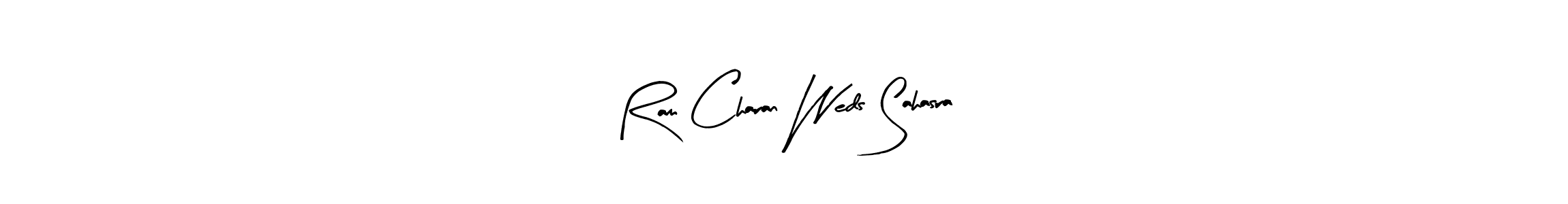 Once you've used our free online signature maker to create your best signature Arty Signature style, it's time to enjoy all of the benefits that Ram Charan Weds Sahasra name signing documents. Ram Charan Weds Sahasra signature style 8 images and pictures png