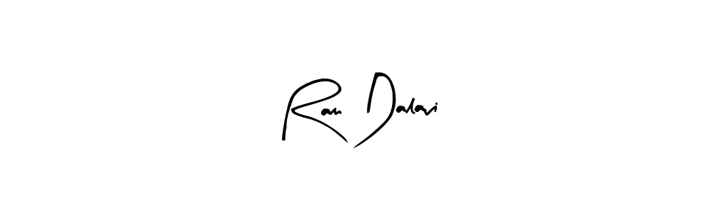 Design your own signature with our free online signature maker. With this signature software, you can create a handwritten (Arty Signature) signature for name Ram Dalavi. Ram Dalavi signature style 8 images and pictures png