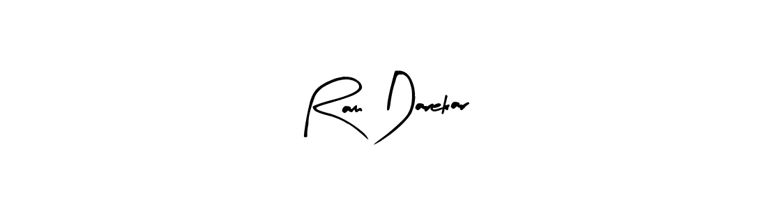 Also You can easily find your signature by using the search form. We will create Ram Darekar name handwritten signature images for you free of cost using Arty Signature sign style. Ram Darekar signature style 8 images and pictures png