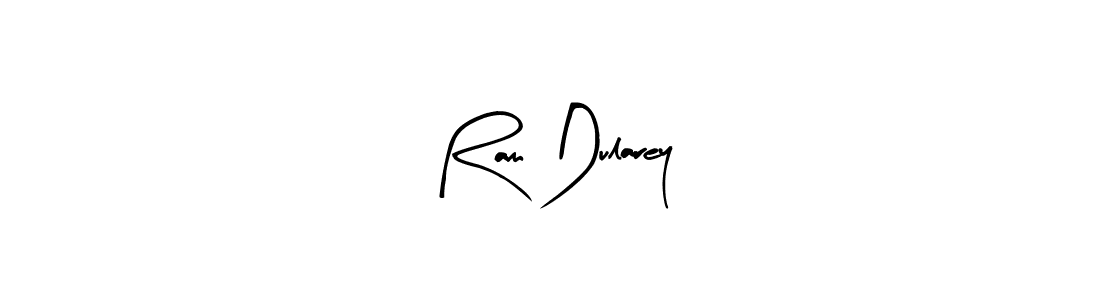 The best way (Arty Signature) to make a short signature is to pick only two or three words in your name. The name Ram Dularey include a total of six letters. For converting this name. Ram Dularey signature style 8 images and pictures png