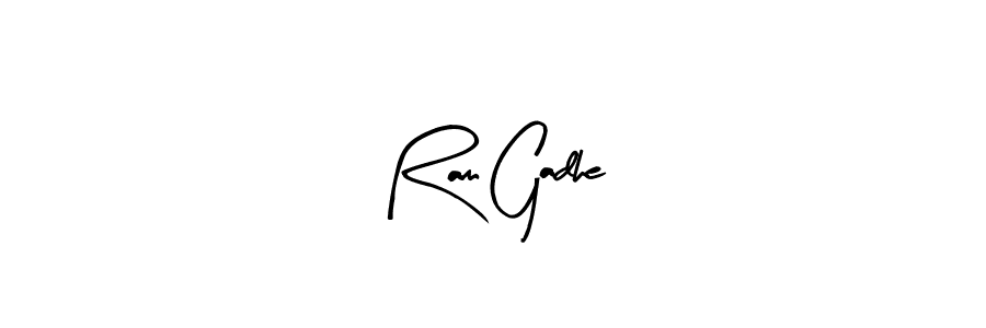 You can use this online signature creator to create a handwritten signature for the name Ram Gadhe. This is the best online autograph maker. Ram Gadhe signature style 8 images and pictures png